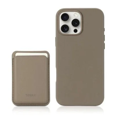 Cover Iphone 16 Pro Max Magsafe Case + Wallet Stand Torrii Koala - Gray
